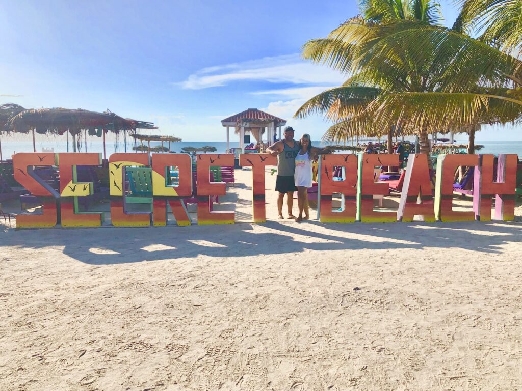 san pedro belize secret beach