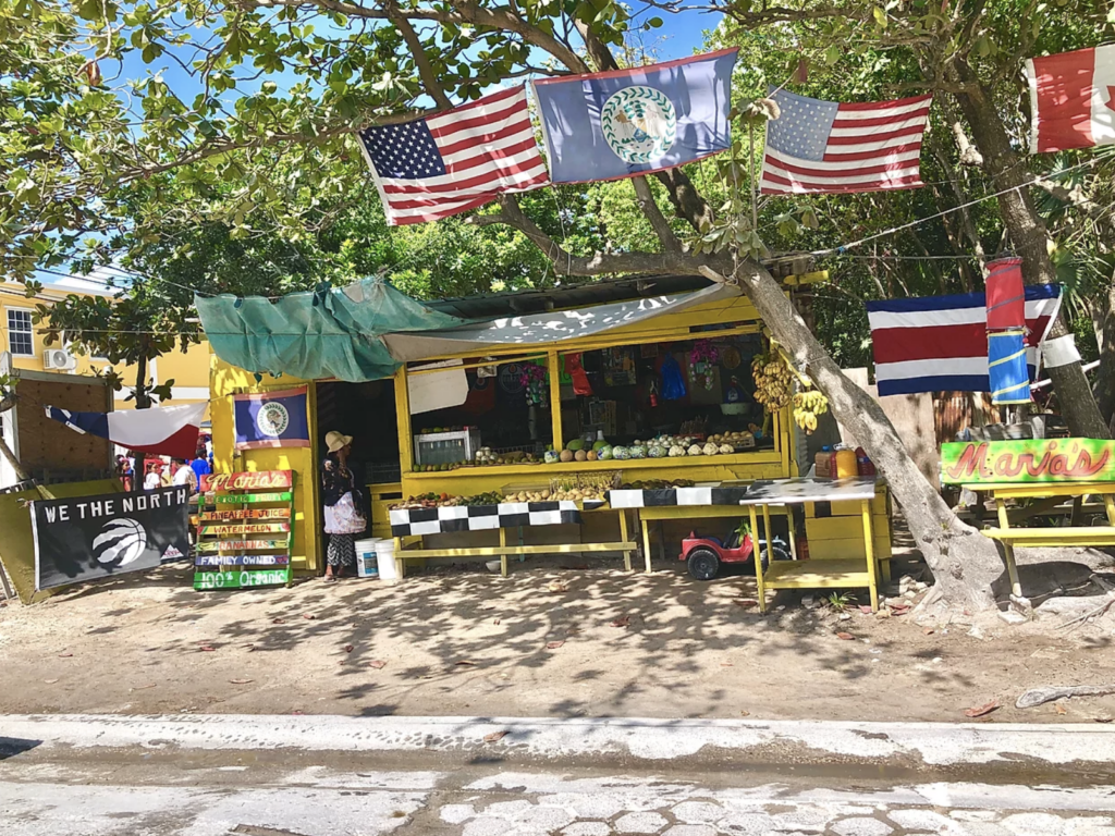 san pedro belize local market