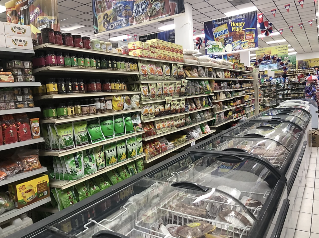 san pedro belize local grocery store