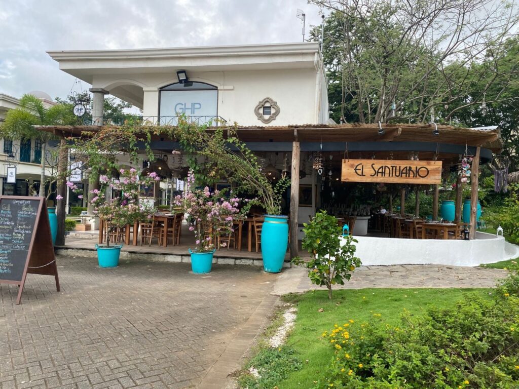Tamarindo Costa Rica El Santuario Restaurant