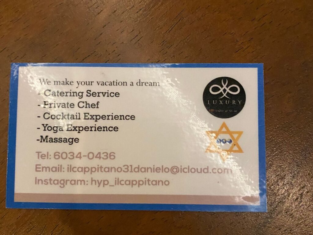 Tamarindo Costa Rica catering Sé Feliz chef Daniel Araujo