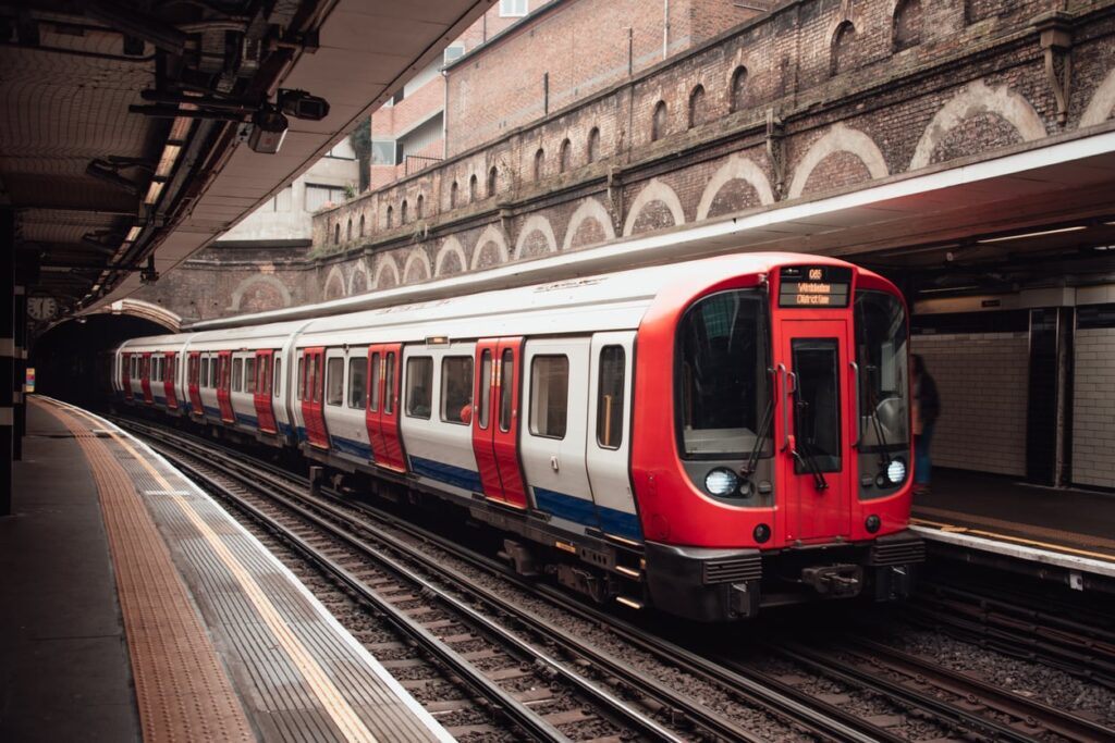 London Underground train stock photo
