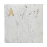 Photo of a Gold Monogram Marble Cheese Board