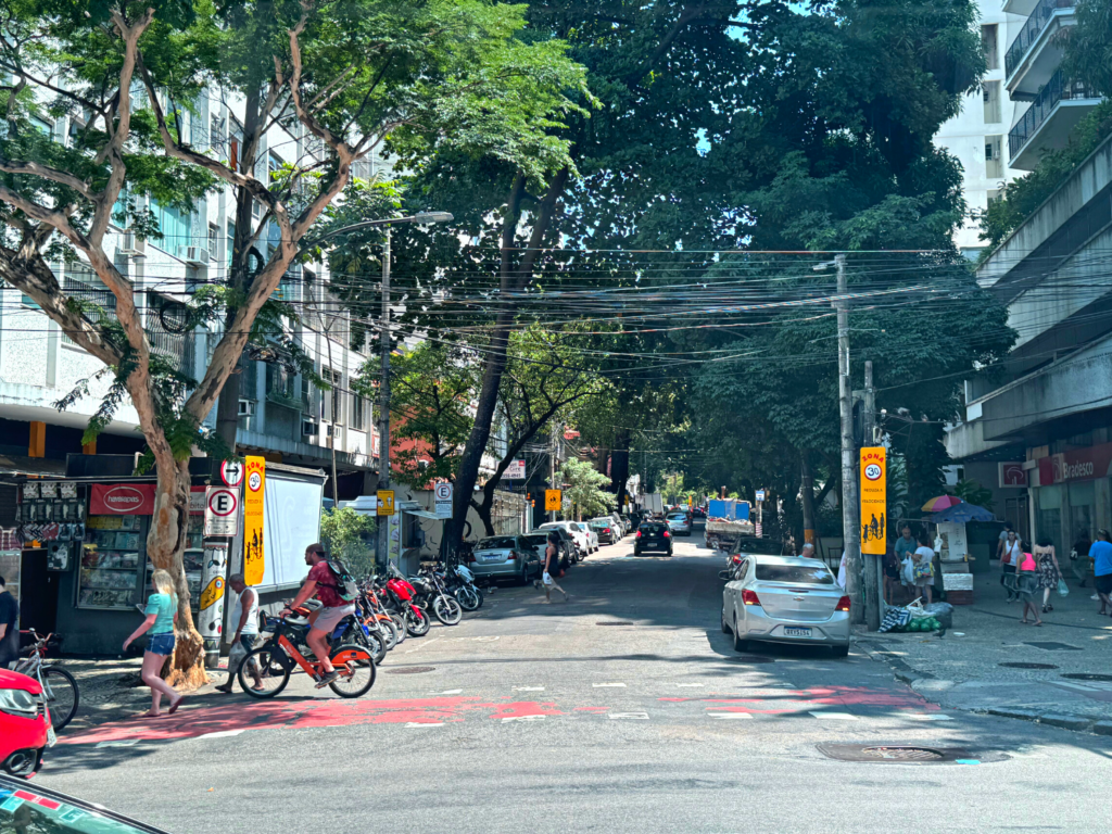 photo of streets in Rio de Janeiro