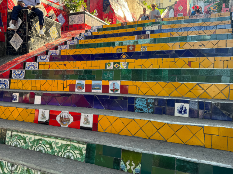 Escadaria Selarón stairs in Rio de Janeiro Brazil