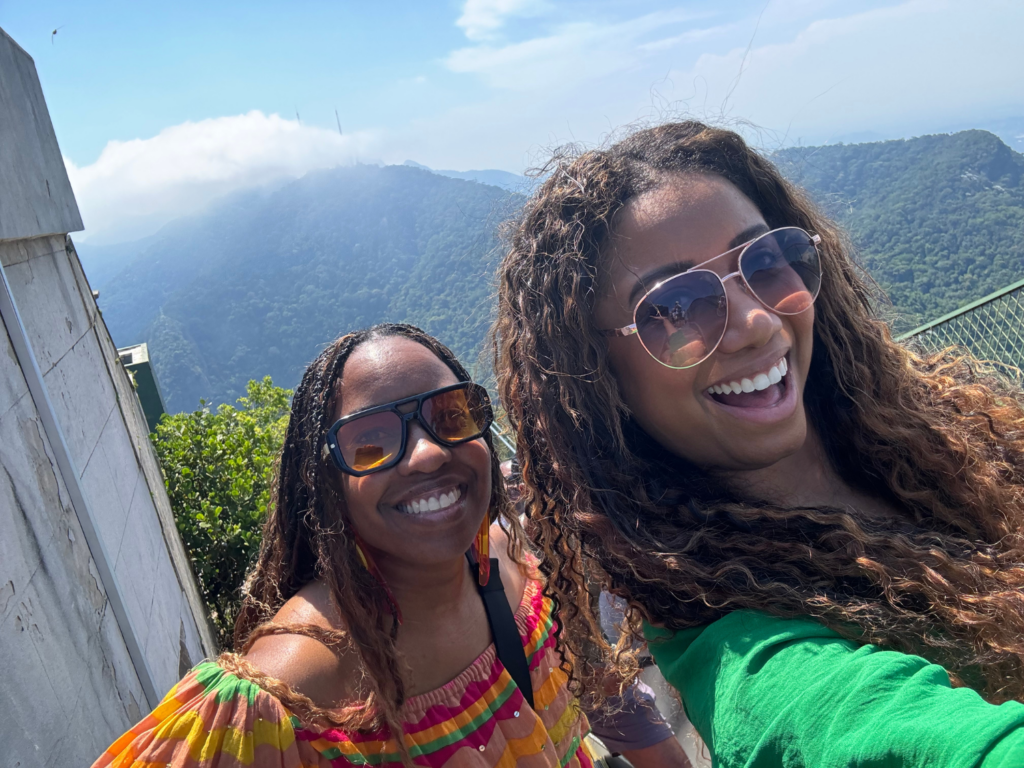 Photo of two women in Rio de Janeiro