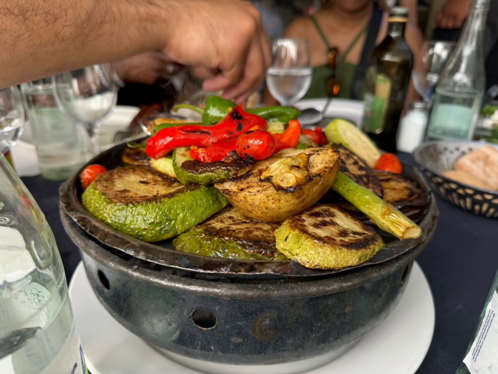 Grilled Veggies in Mercado del Puerto